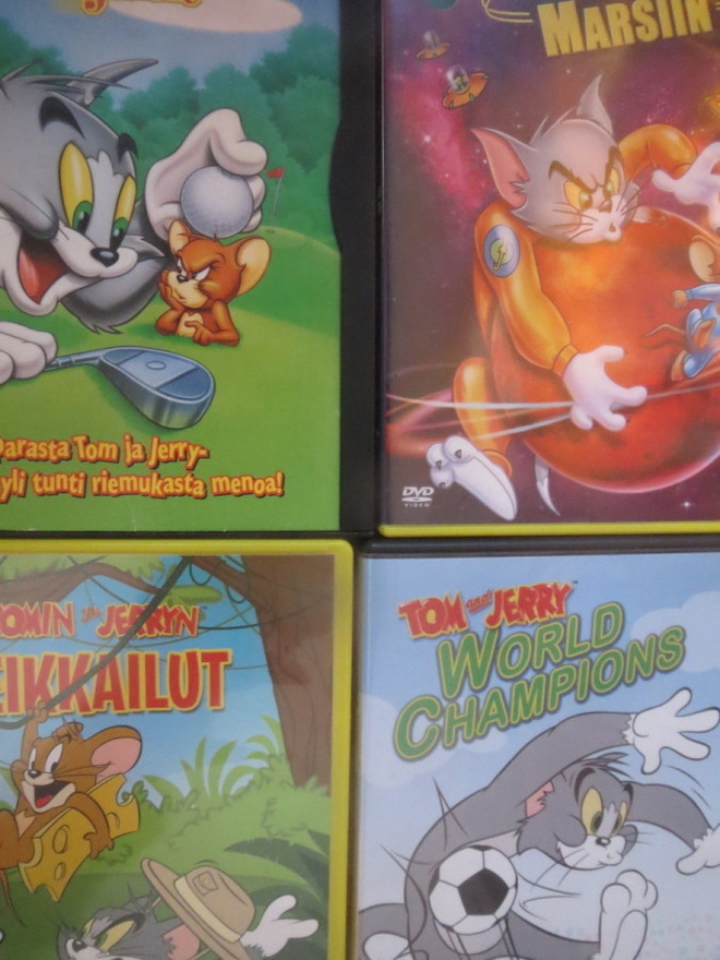 Tom & Jerry paketti: neljä levyä 4DVD