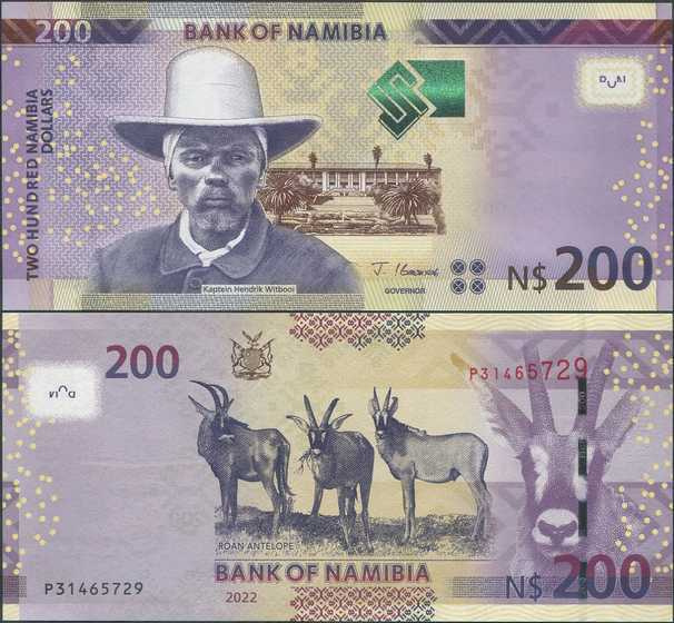 Namibia 200 Dollars 2022 (P-15d) UNC