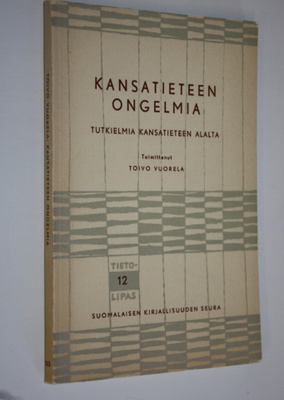 Toivo (toim.) Vuorela : Kansatieteen ongelmia : tutkielmi...