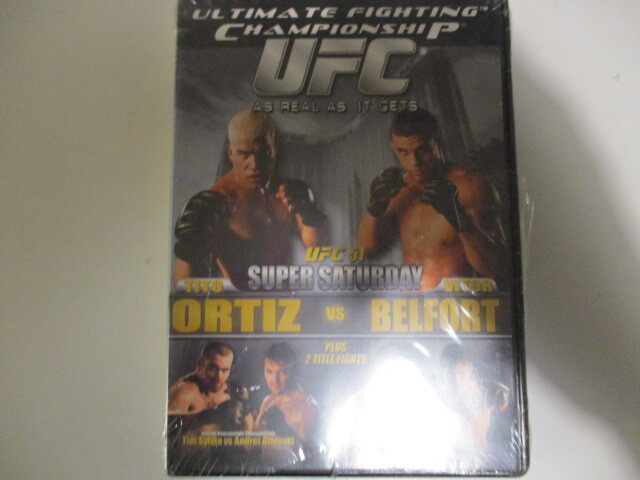 DVD UFC ORTIZ VS BELFORT