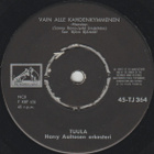 (7") Tuula ja Harry Aaltosen orkesteri - Pieni mies - pikkukuva 2