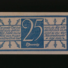 Saksa Notgeld 25 Pfennig, Cleve 1920 - pikkukuva 1
