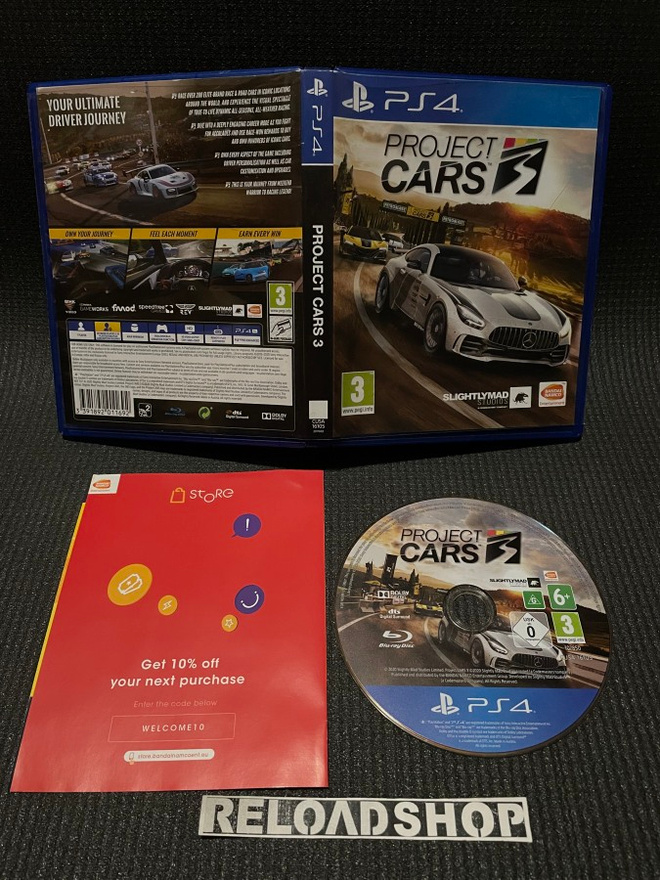 Project Cars 3 - NORDIC PS4