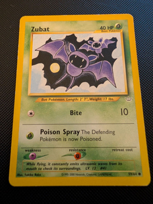 Zubat Pokemon Neo Revelation