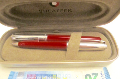 VANHA Kynä + Mekaaninen Lyijykynä Sheaffer UPEA Setti USA