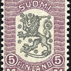 1918 Vaasan malli 5 mk violetti/musta ** LaPe 84 - pikkukuva 1