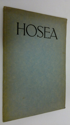 Der prophet Hosea