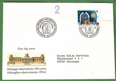 FDC-1984 Helsingin observatorio 150 vuotta (118)