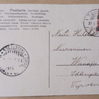 Pirkkala, Melo, tukkeja, laiturit, väripk, p. 1907 - pikkukuva 2