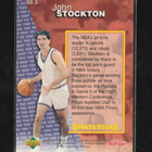 John Stockton 1997 UD Kellogg's Sports Stars (Finland) - pikkukuva 2