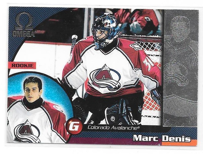 1998-99 PAcific Omega #59 Marc Denis Colorado Avalanche MV
