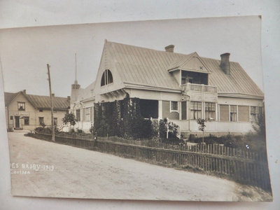 VANHA Valokuva Närpiö Näsby Apteekki 1919