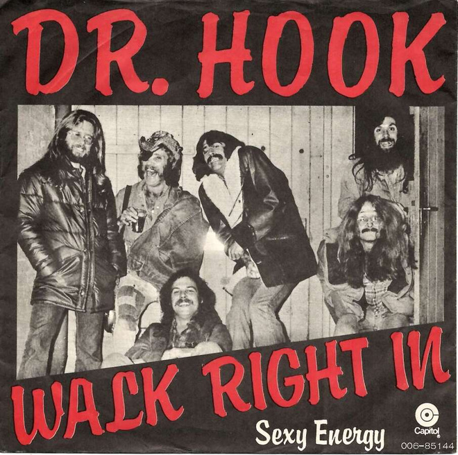 DR. HOOK: Walk Right In / Sexy Energy  7" kannet