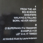 Laurie Anderson: Big Science LP - pikkukuva 2