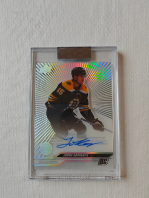Joona Koppanen 23-24 UD Clear-Cut Silver Outburst RC AU /25