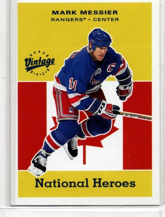 Mark Messier 00-01 UD Vintage National Heroes NH16