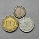 Saksa F pfennig setti 1949 - pikkukuva 1