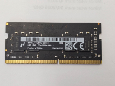 iMac 2019 8Gb ddr4 sodimm muisti