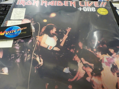 IRON MAIDEN - LIVE +ONE EU - 07 PRESS LP UUSI ! +