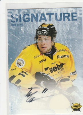 2016/17 Cardset Signature # Tomi Leivo Saipa