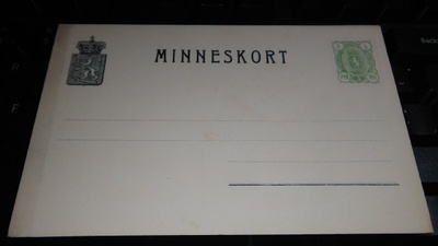 Muistokortti 1901 EHIÖ tekstillä 26/9