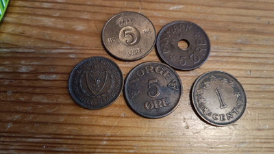 Ulkomaalaisia kolikoita