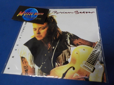 BRIAN SETZER - WHEN THE SKY COMES TUMBLIN' DOWN 7'' SINGLE