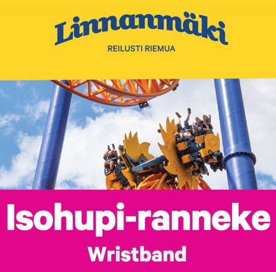 Linnanmäki Isohupi-ranneke 5kpl