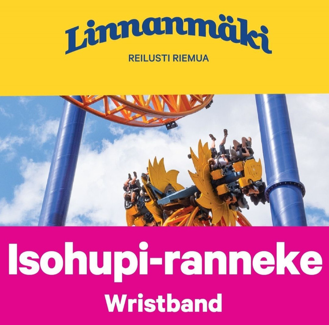 Linnanmäki Isohupi-ranneke 5kpl