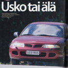 Tekniikan Maailma n:o 12 1999 Mitsubishi Carisma. Alfa Romeo - pikkukuva 3