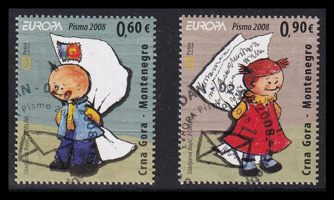Montenegro 166-7 o Europa kirje (2008)