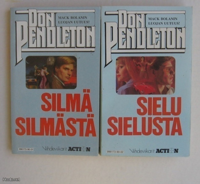Don Pendleton 1-2: Silmä silmästä & Sielu sielusta. 158+191s