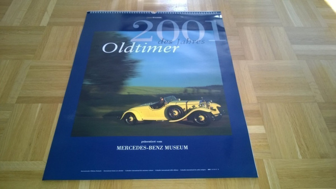 Seinäkalenteri Mercedes-Benz 2001, vuosikalenteri