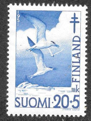 Tuberkuloosi 20+5mk 1951 (LAPE 398) **