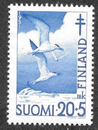 Tuberkuloosi 20+5mk 1951 (LAPE 398) **