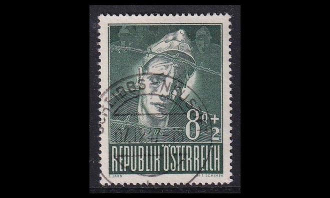Itävalta 829 o Sotavangit 8 + 2 g (1947)