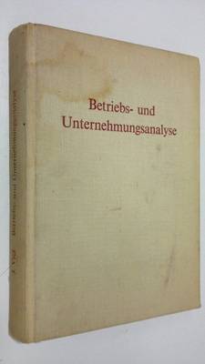 Jakob Viel : Betriebs- und unternehmungsanalyse
