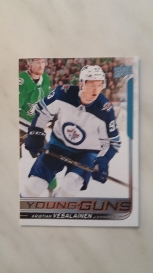 2018-19 Upper Deck Young Guns #244 Kristian Vesalainen