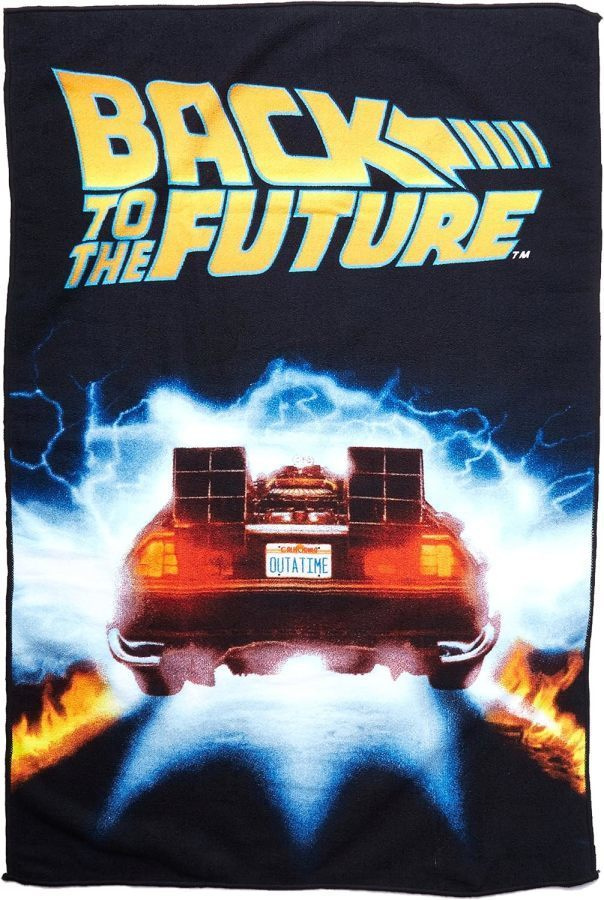 BACK TO THE FUTURE DELOREAN MICROFIBER TOWEL	(41 452)	91cm x