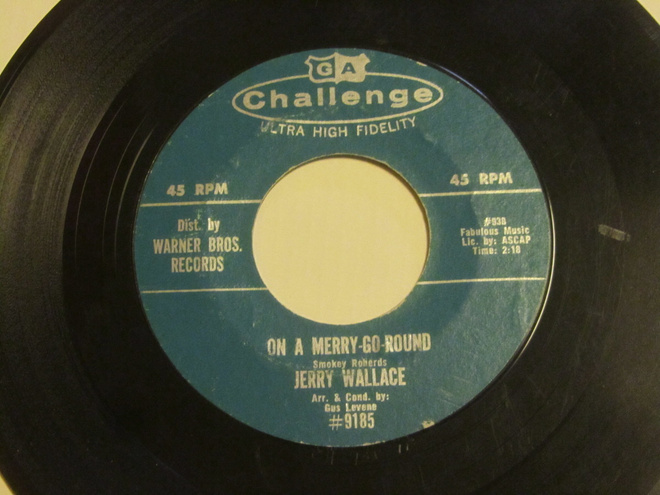 Jerry Wallace: On A Merry-Go-Round   7" single   1963