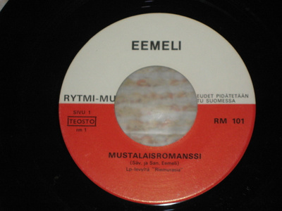 7" EEMELI - Mustalaisromanssi - single 1968 VG++