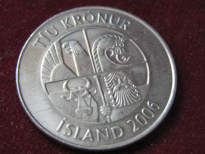 10 kronur 2006. Islanti-Iceland