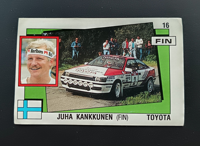 1988 Panini Supersport Juha Kankkunen