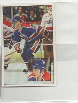 Mark Messier 83-84 OPC Stickers #97 ja #98