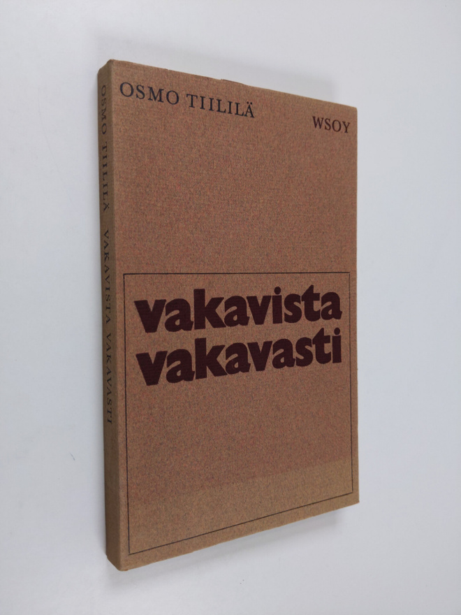 Osmo Tiililä : Vakavista vakavasti