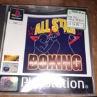SLES03958 PS1 All Star Boxing videopeli Black Label CIB PAL - pikkukuva 1