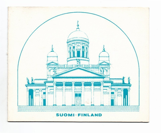Helsinki: Tuomiokirkko ( taittokortti)