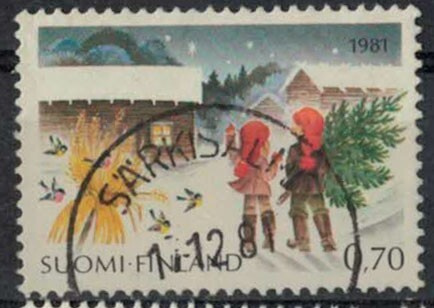 1981 joulu 0,70 mk loisto SÄRKISALMI -81
