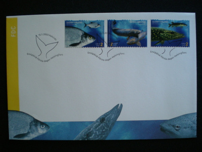 FDC Maakuntakalat 2. luokka 15.1.2003 - LaPe 1633-1635