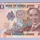 Sierra Leone 2000 Leones v.2021 UNC P-31 - pikkukuva 1